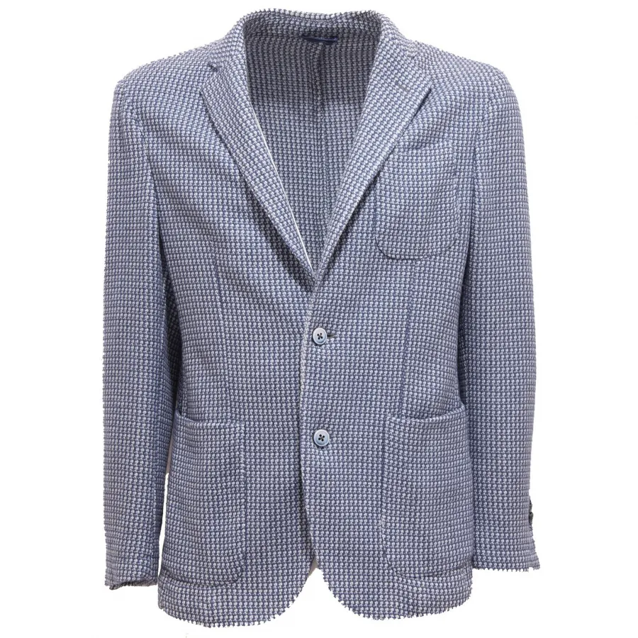 6235Q giacca uomo SARTORIALE blu/bianco jacket men
