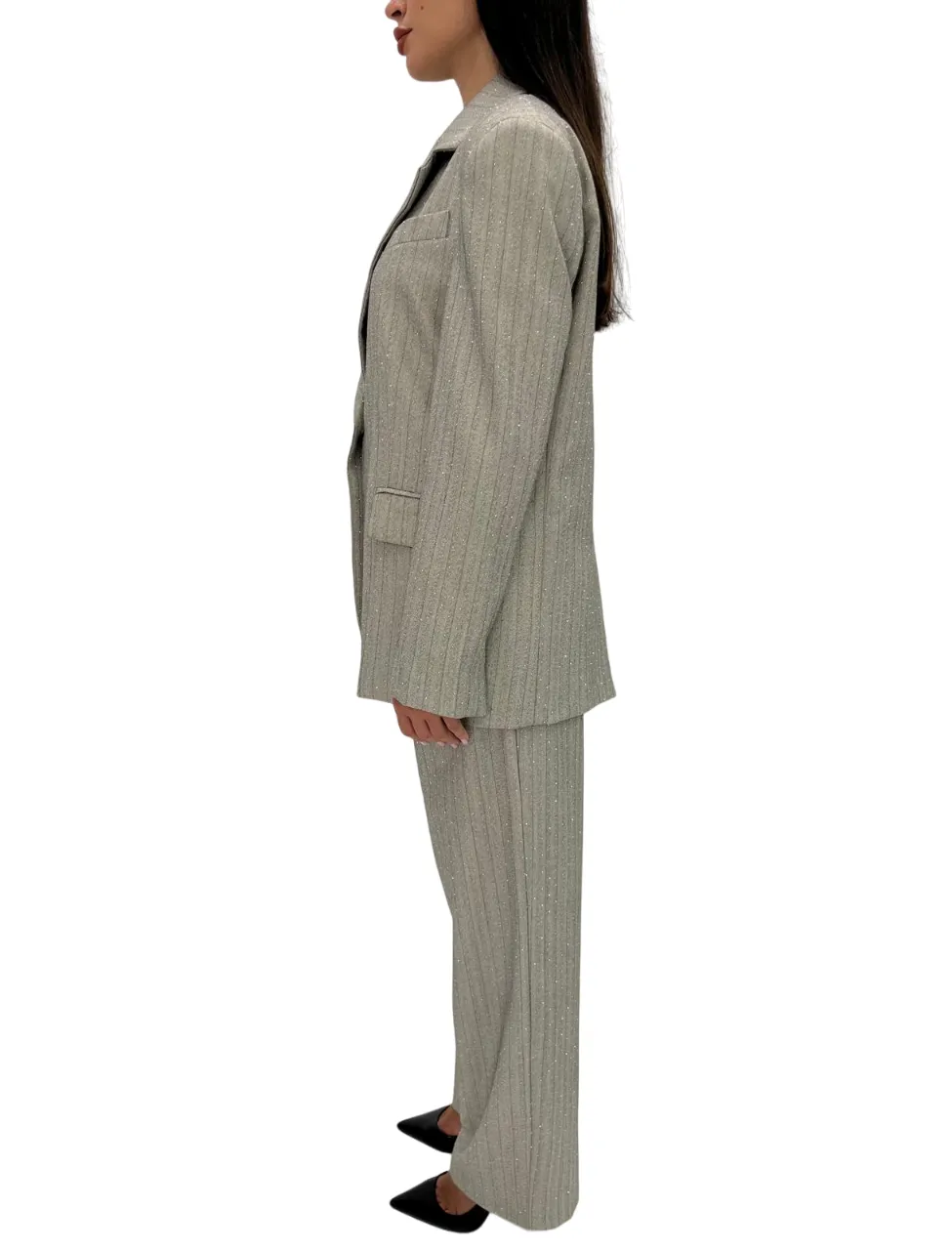 ACTUALEE   PANTALONE GRIGIO