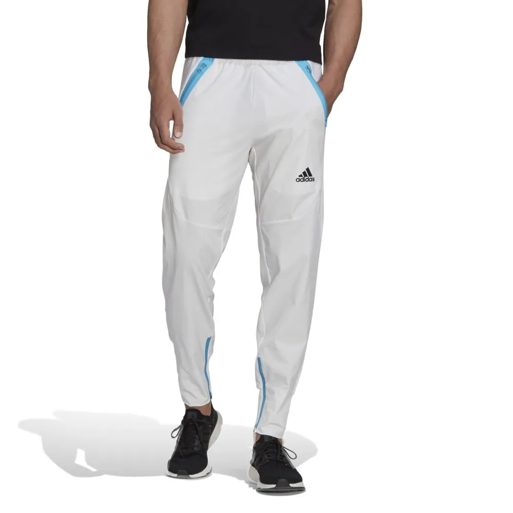 ADIDAS Pantalone Palestra Con Polsino Com Bianco Uomo