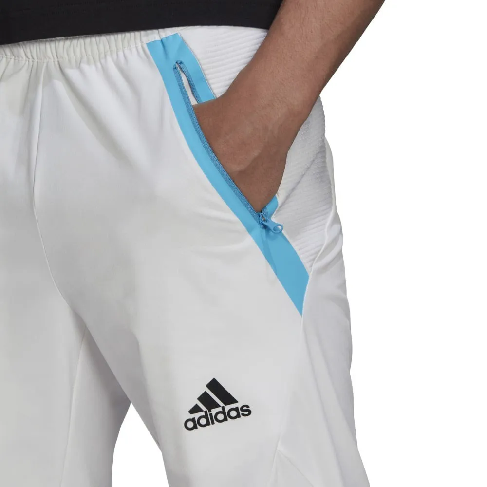 ADIDAS Pantalone Palestra Con Polsino Com Bianco Uomo