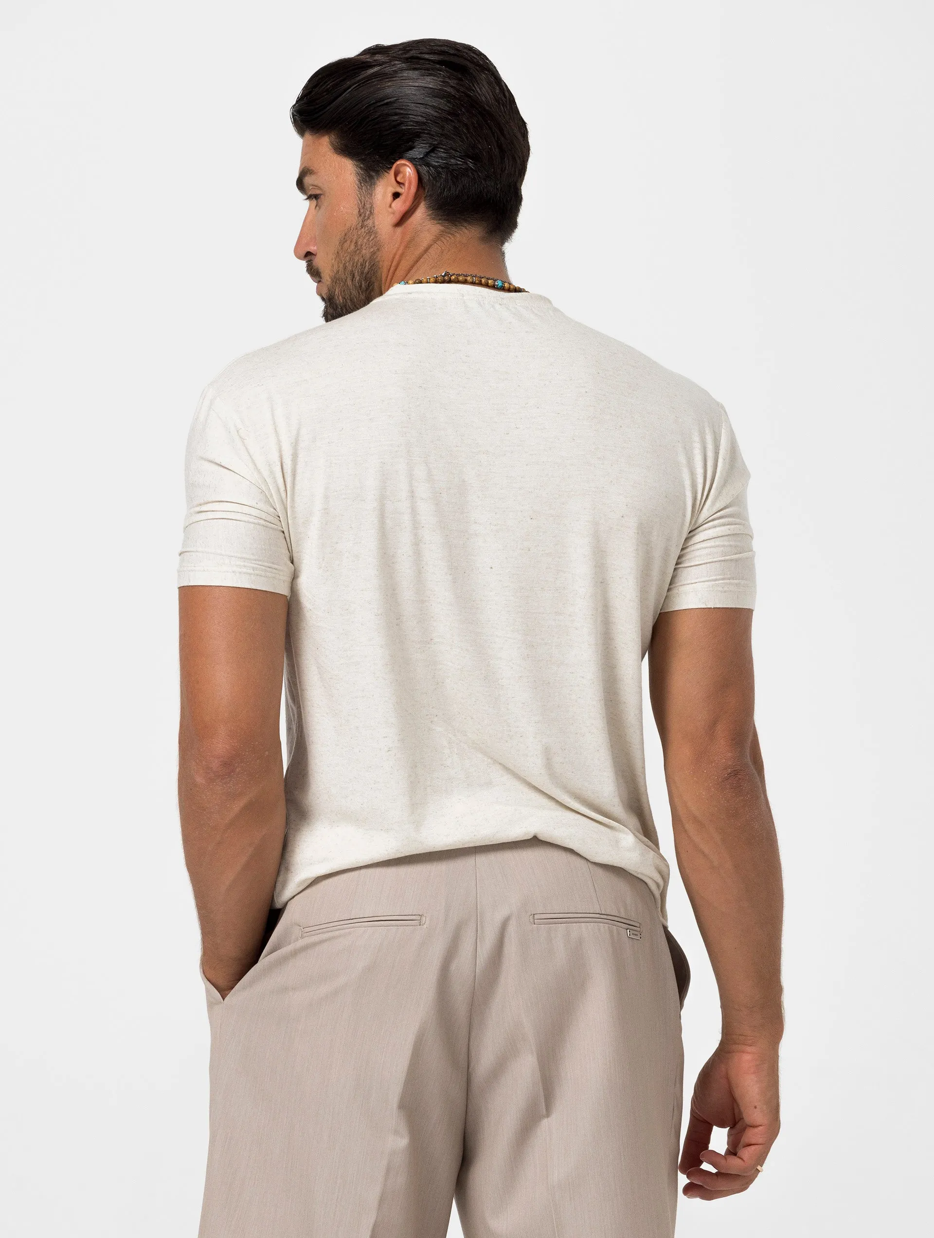 BEREL T-SHIRT BASIC BEIGE