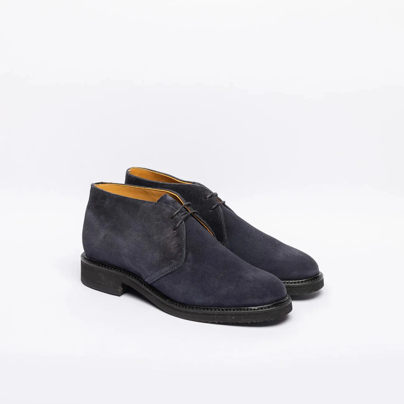 Berwick Stivale chukka Berwick 635 in camoscio blu
