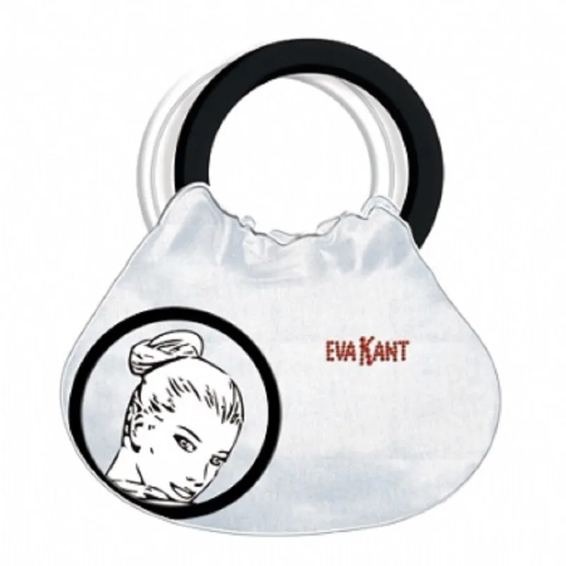 Borsa a mano con anelli Eva Kant Diabolik bianca PS 03965