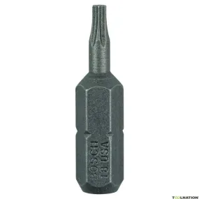 Bosch Professional Accessori 2607002493 25x Bit extra-duro T8, 25