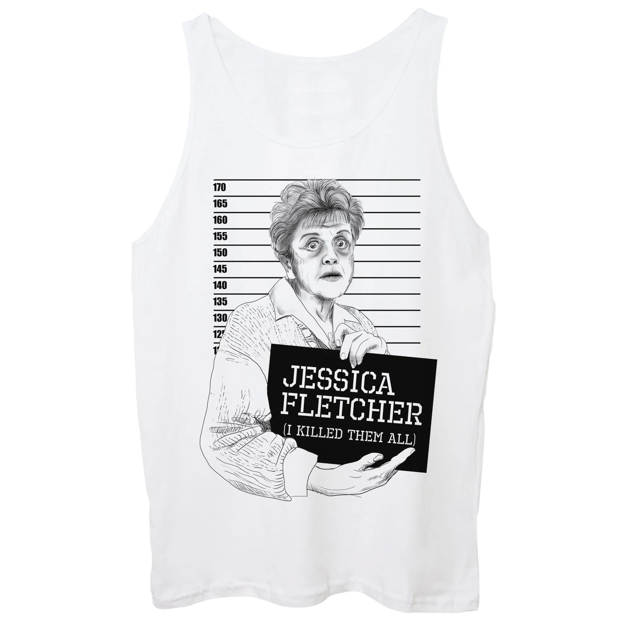 Canotta Jessica Fletcher Mugshot Killed Them All Signora In Giallo Murder - FILM