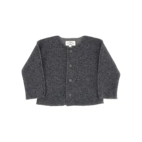 Cardigan doppiato in misto lana