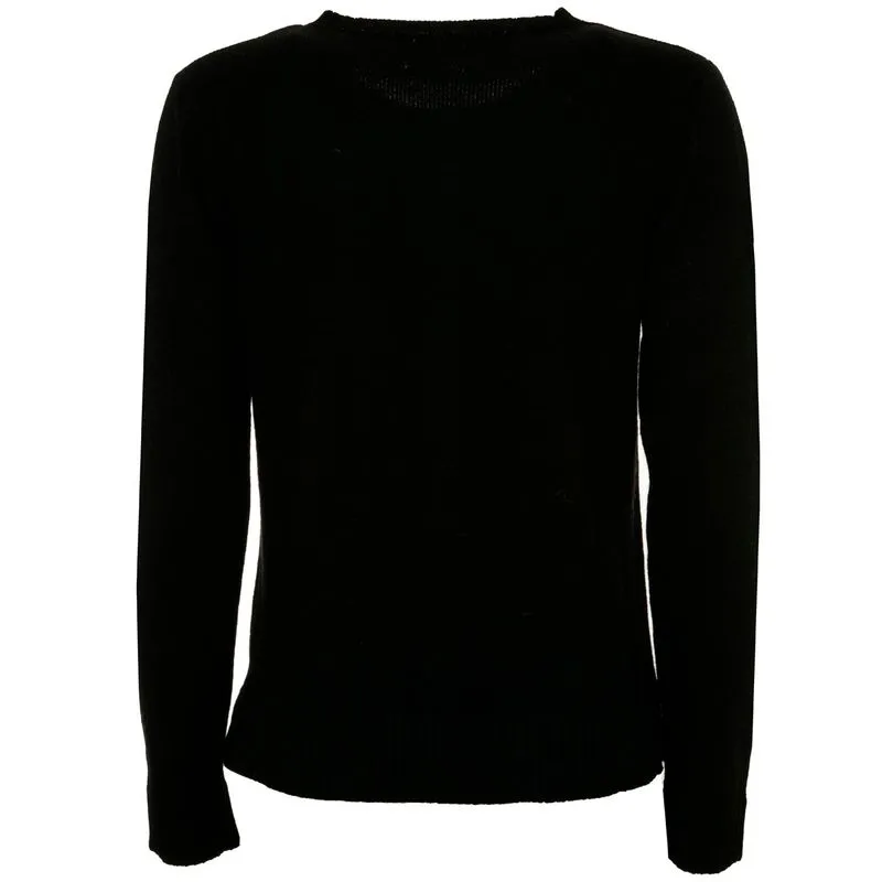 Cardigan in lana vergine e cashmere 