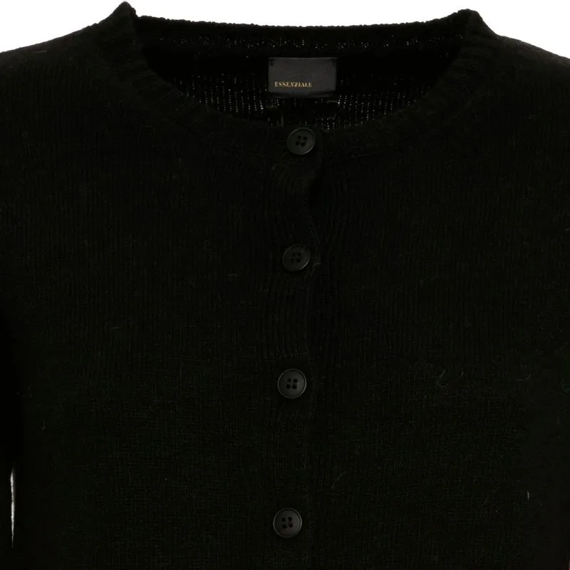 Cardigan in lana vergine e cashmere 