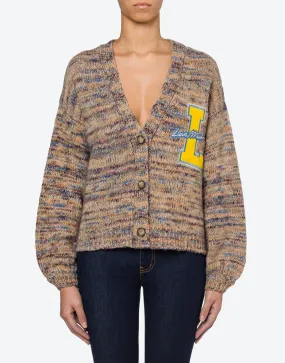 Cardigan Love Moschino a fantasia / Multicolor