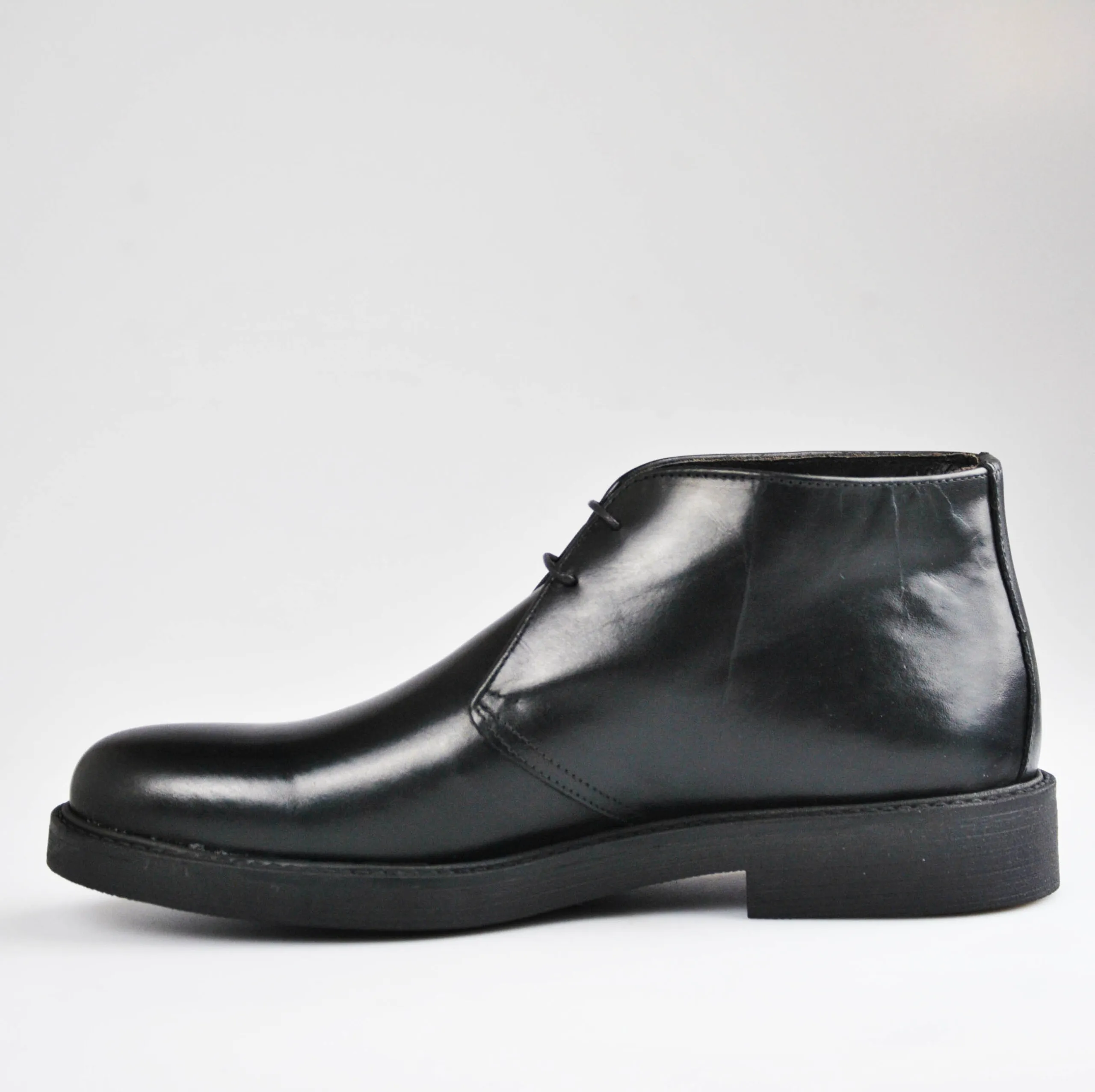 Gianni Russo polacco liscio in nappa Nero 9820