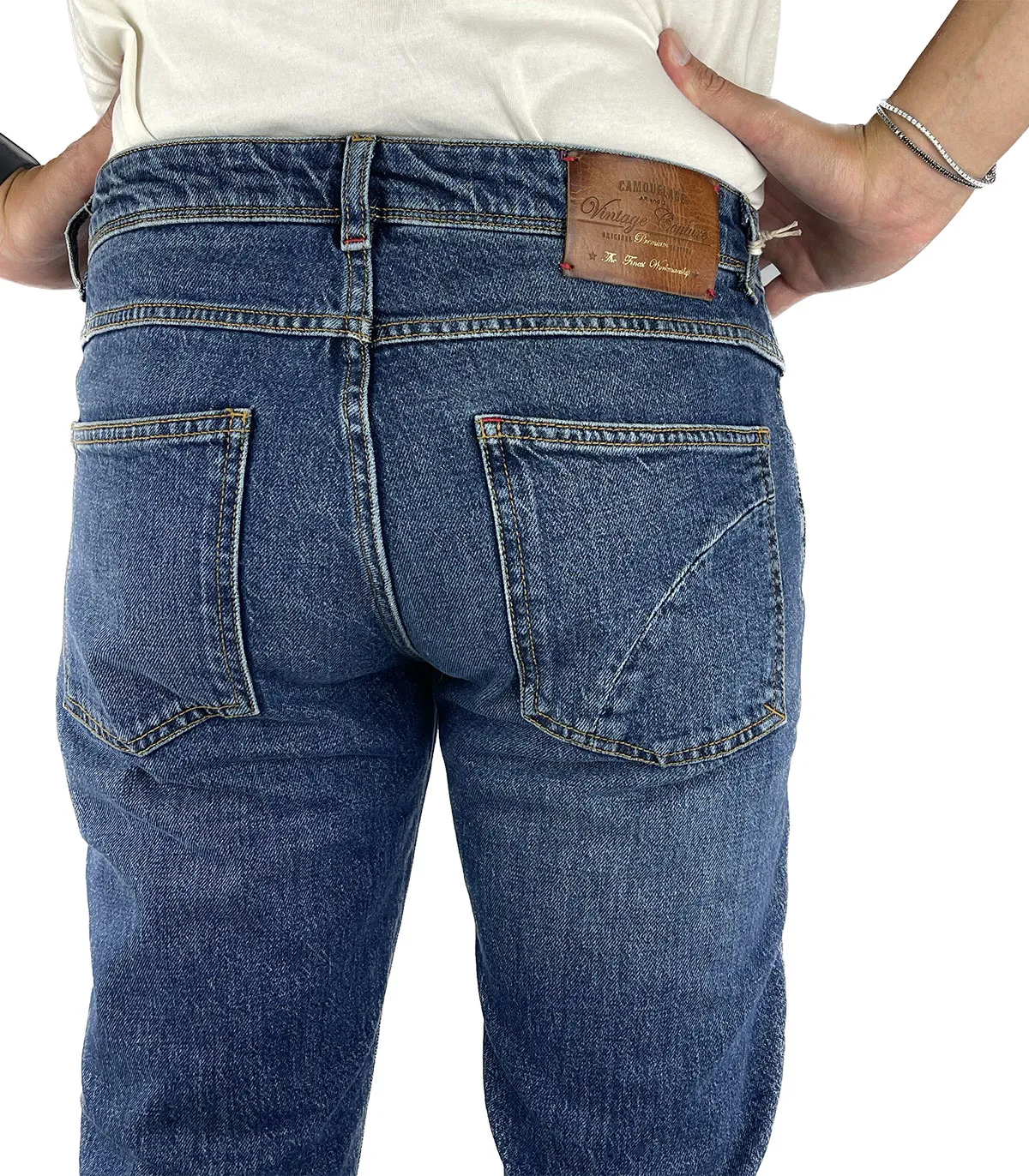 Jeans Uomo Camouflage Best Five D100