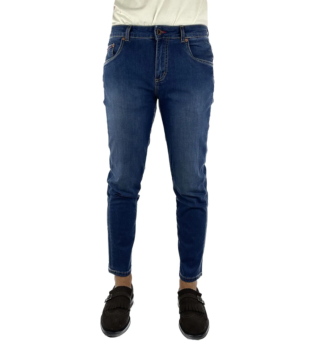 Jeans Uomo Camouflage Rocco D113