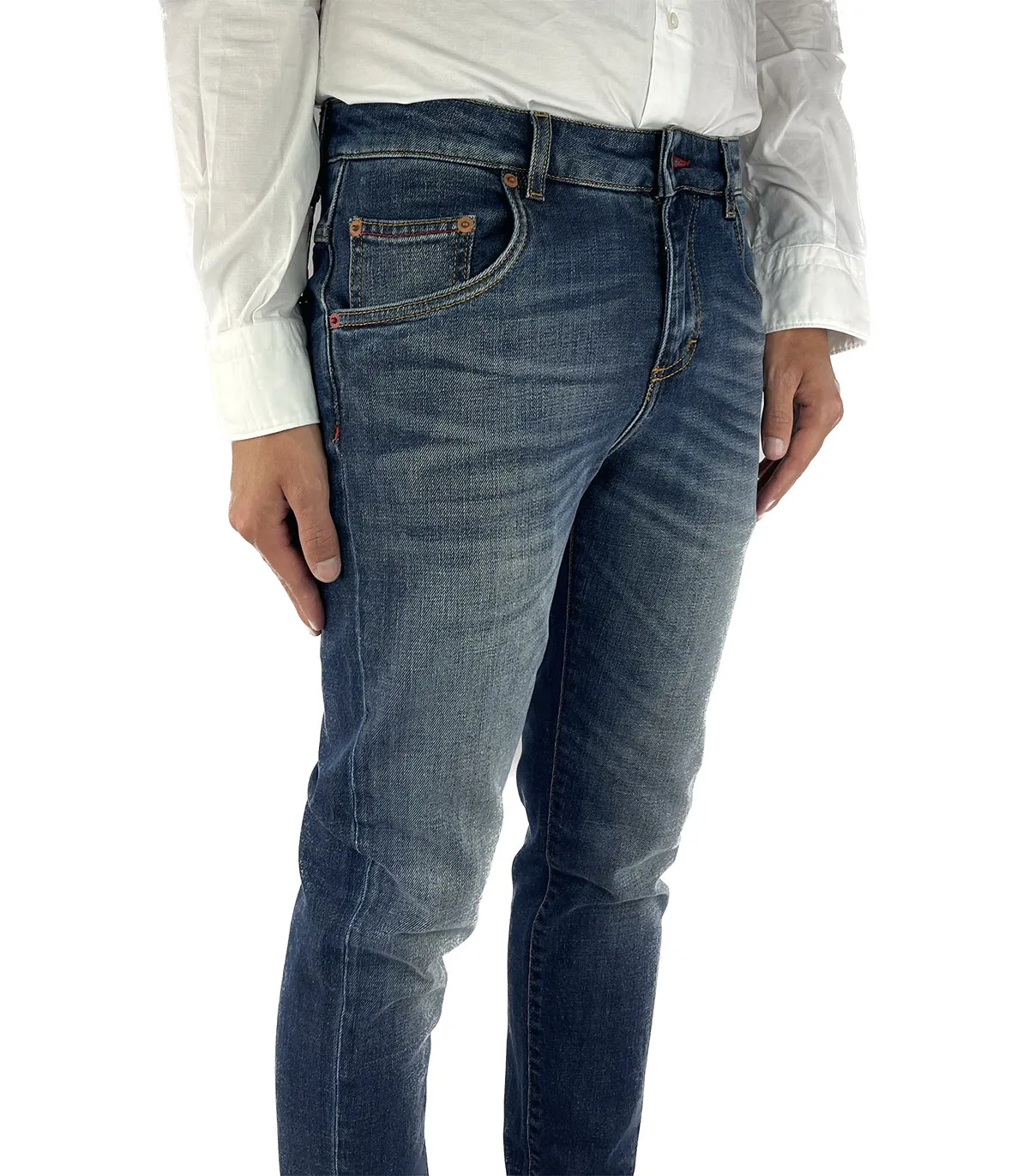 Jeans Uomo Camouflage Rocco D26