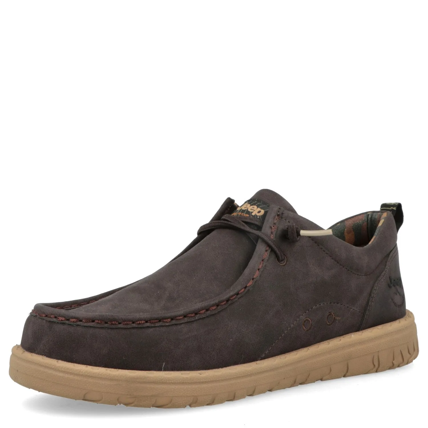 JEEP Samoa Wallabee Sneaker Bassa Uomo - JM42141A Dk Brown  