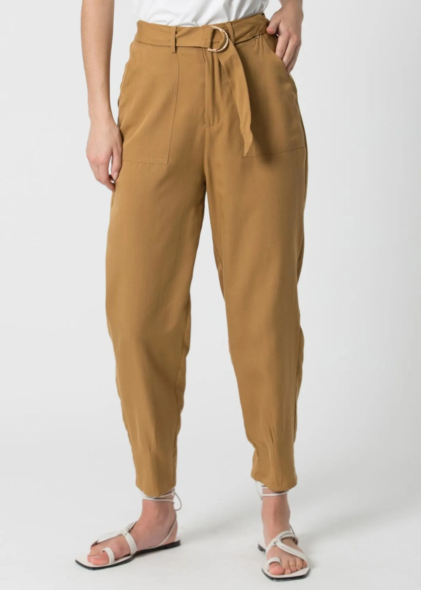 Kocca Trousers with Belt / Beige