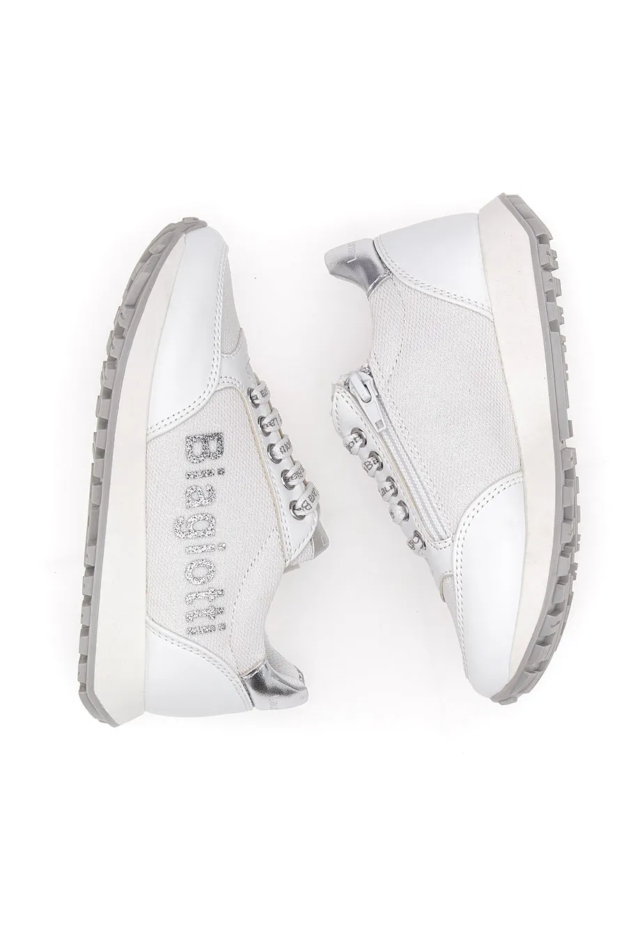   LAURA BIAGIOTTI Sneakers Chic L. Biagiotti 7841 Bianche Top con glitter