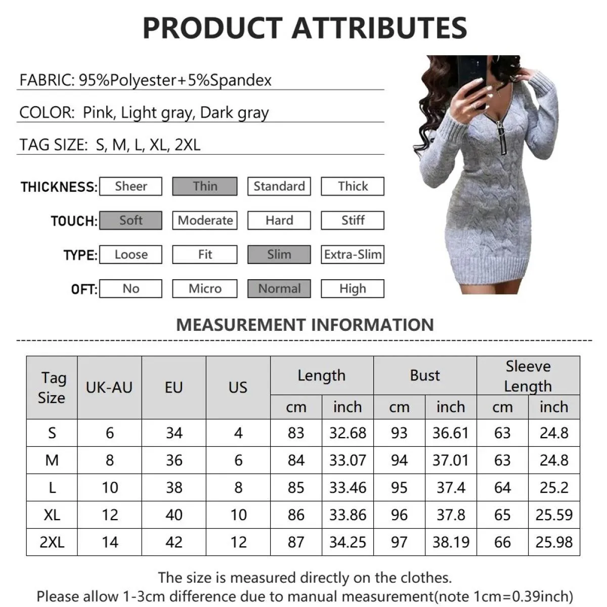 Mini abito maglione in maglia per donna 2023 gonna elegante slim fit manica lunga abiti da club per feste da sera Abbigliamento