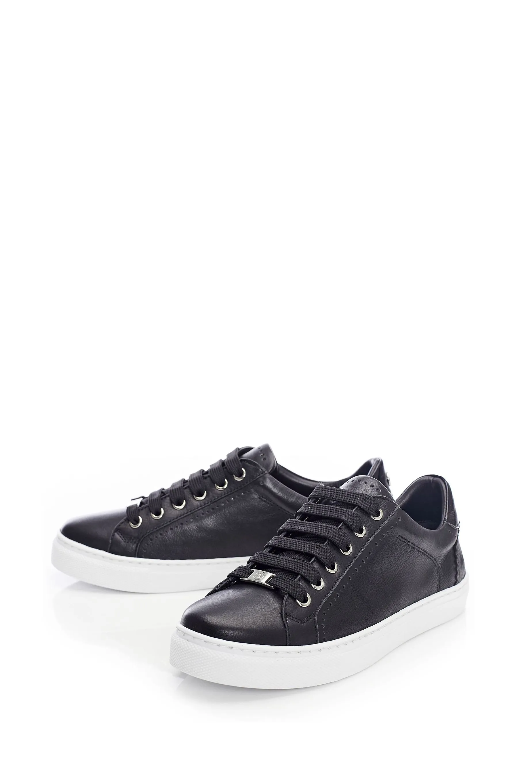Moda in Pelle - Anatoli - Scarpe da ginnastica con fori Pizzo ciruclar cut-out    