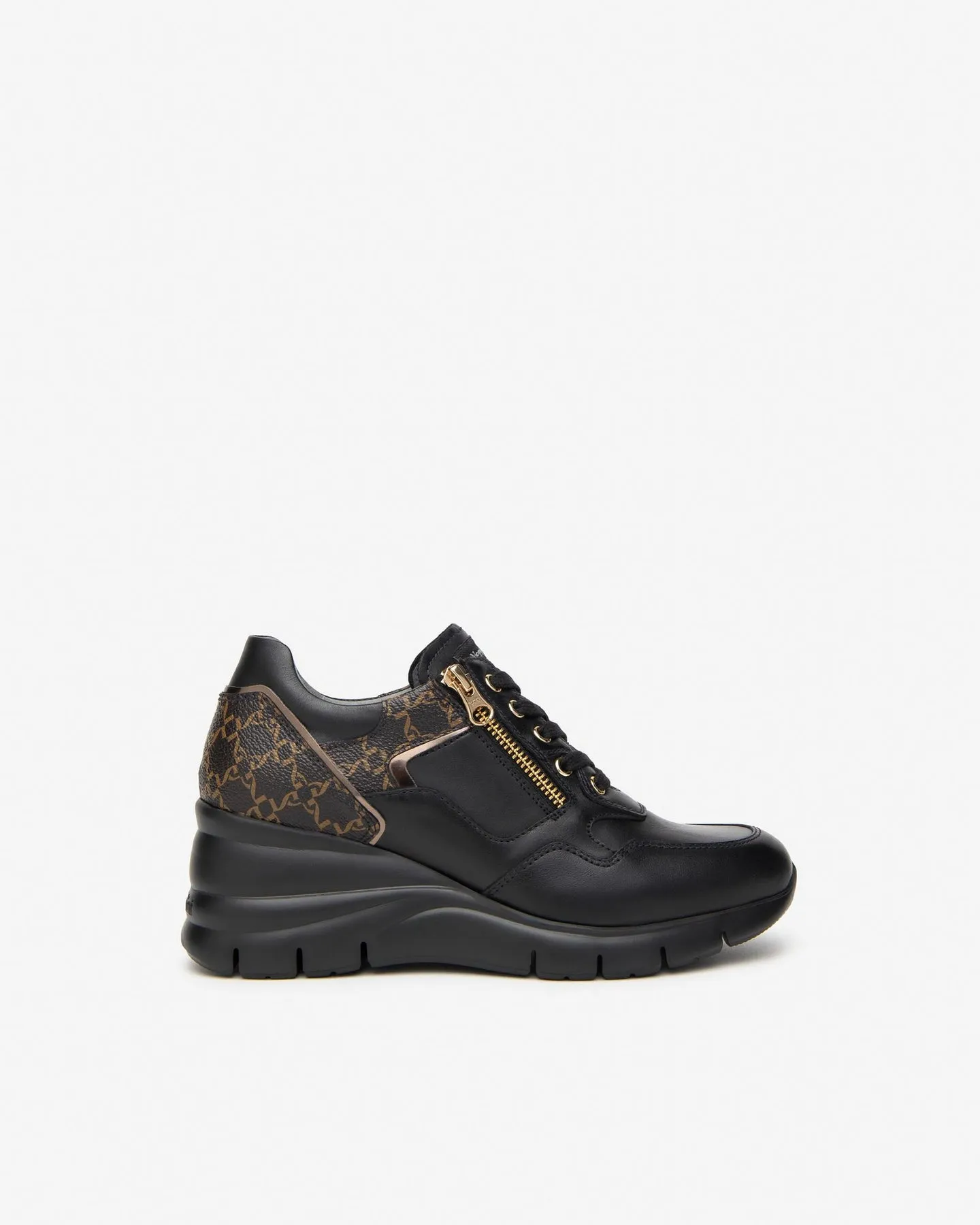 NERO GIARDINI Sneaker Con Zeppa Donna - I411483D Nero  