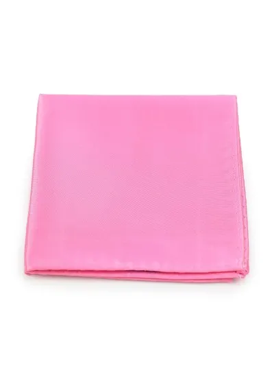 Papillon e fazzoletto da taschino da uomo in rosa