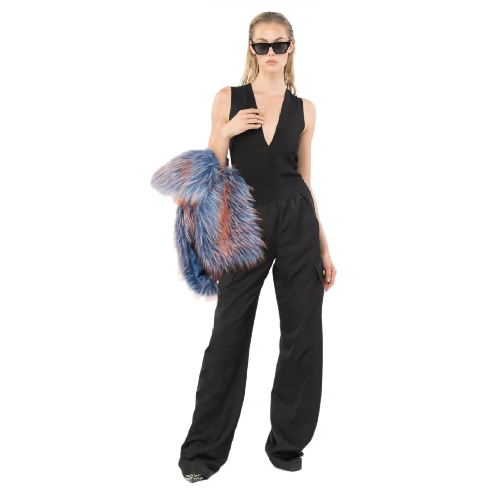 Pinko - Body con Maxi Scollatura - Nero - Top - Made in Italy - Luxury Exclusive Collection