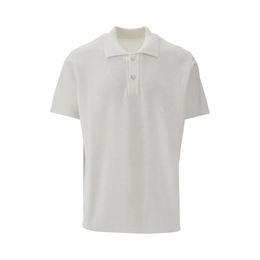 Polo 'Le polo maille' con logo jacquard