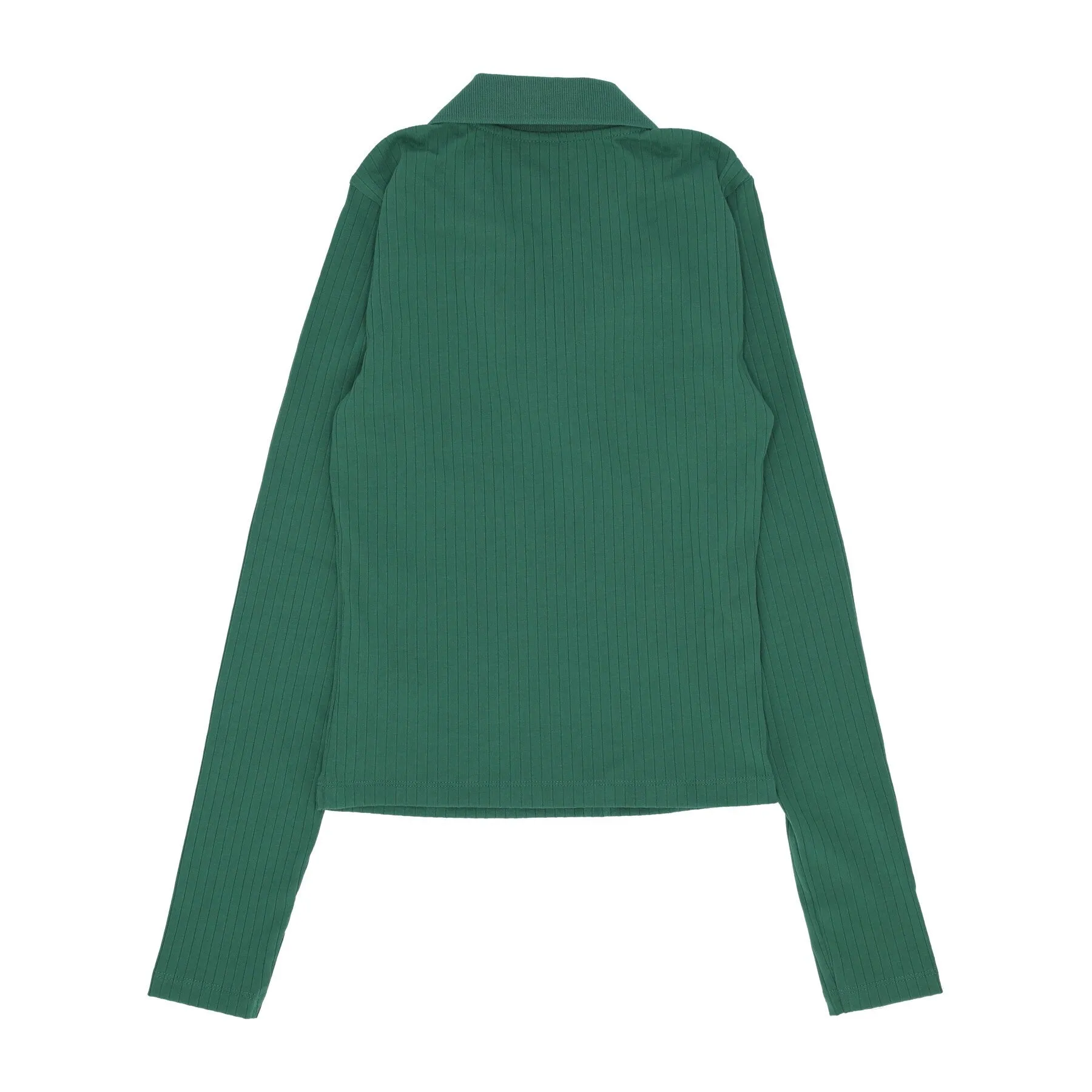 Polo Manica Lunga Donna Classics Ribbed V-collar L/s Slim Topact Vine