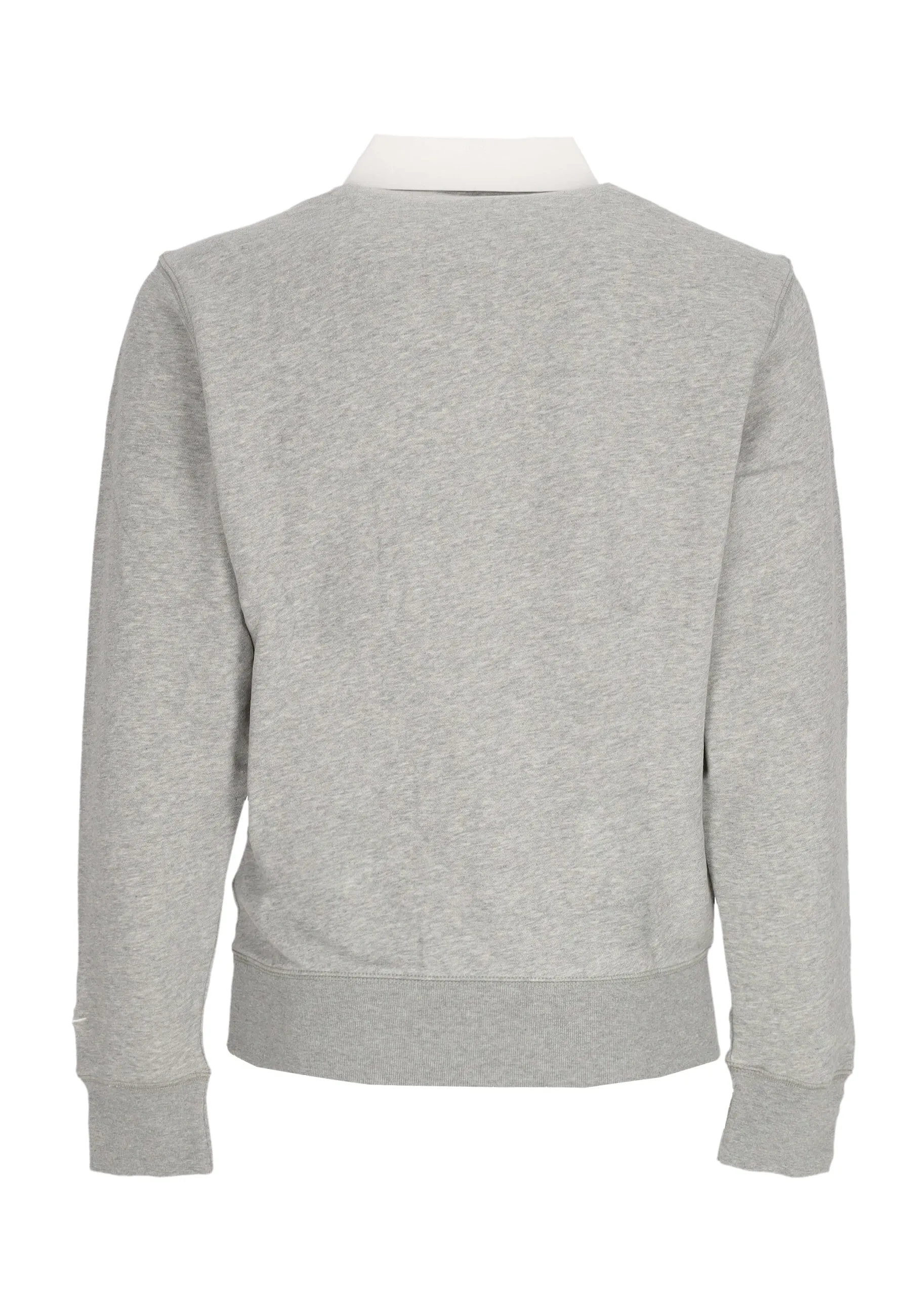 Polo Manica Lunga Uomo Club L/s Polo Dk Grey Heather/white