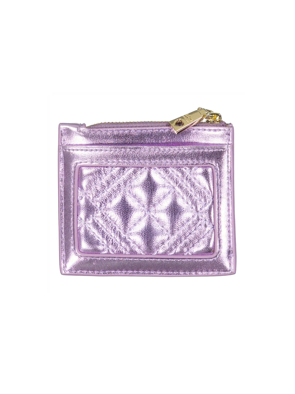 Portafoglio Quilted Pu - Lavanda Laminato
