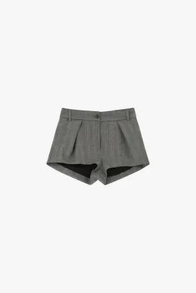   Shorts a vita alta con pinces     