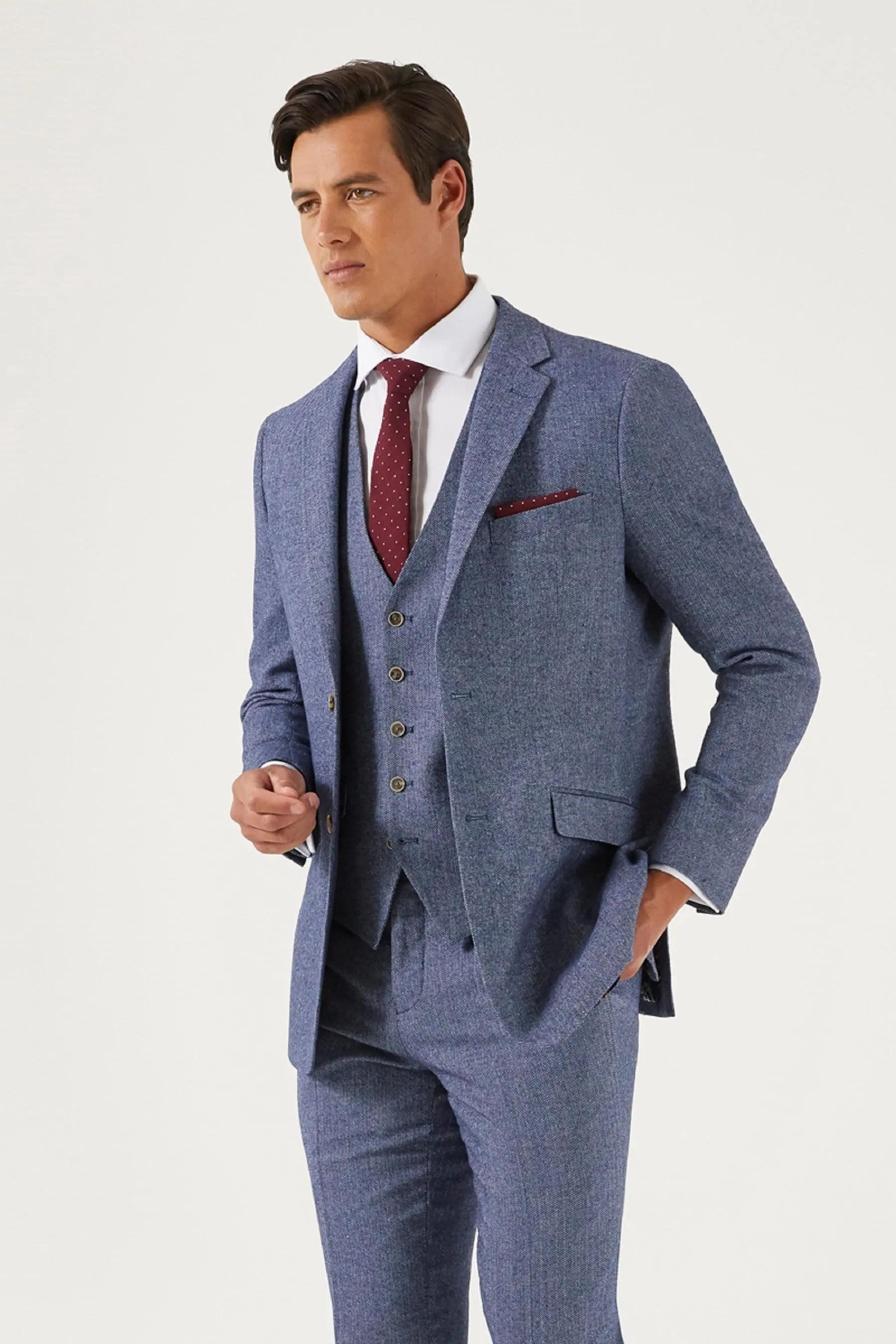 Skopes - Jude - Giacca da completo in Vestibilità sartoriale tweed    