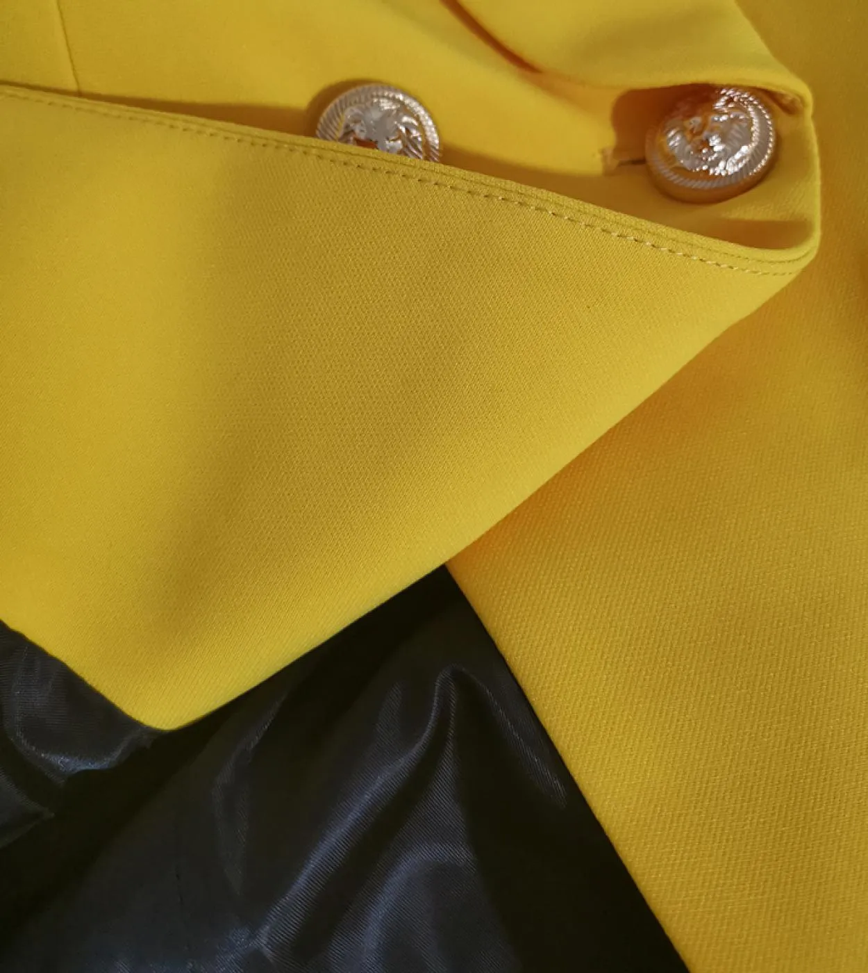 Tailleur Pantalone Rosa Nero Set Due Pezzi Donna Office Ladies Doppio Petto Bottoni Oro Blazer Nove Pantaloni Abiti Formali Alti