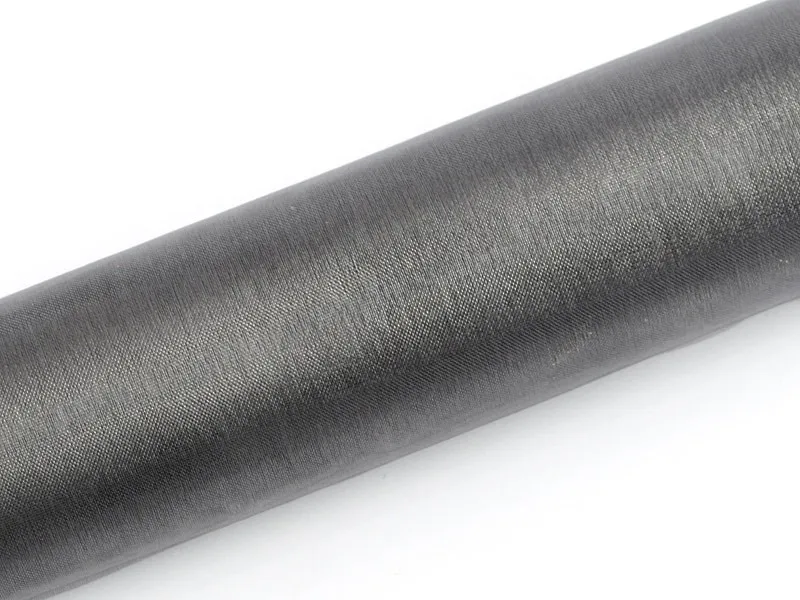Tessuto in organza grigio antracite 16cm x 9m